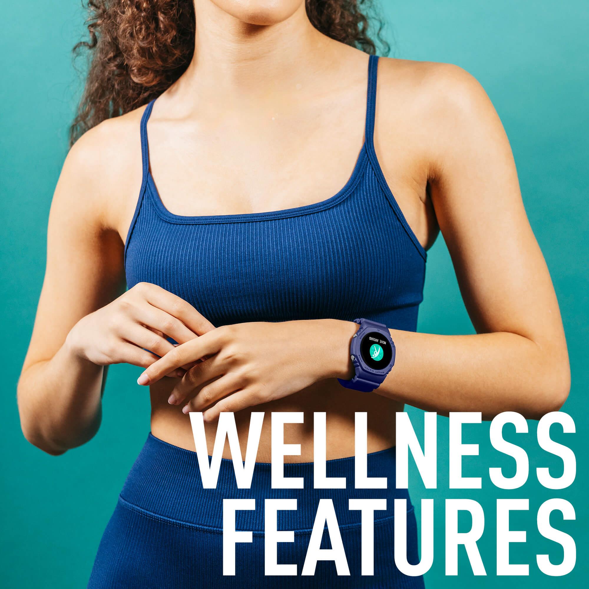 Series 26 Blue Smart Sports Calling Watch