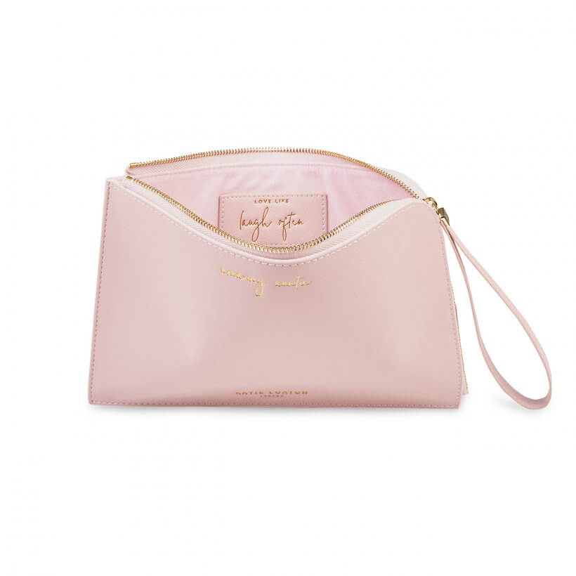 Secret Message Pouch | Amazing Auntie | Pale Pink