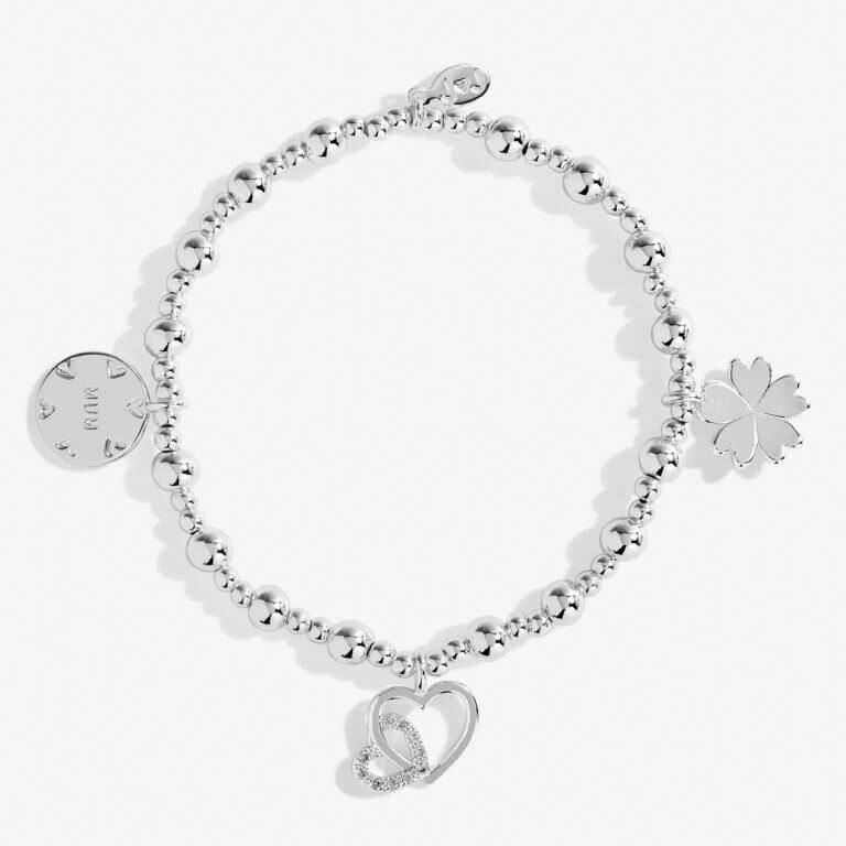 Life's A Charm | Mum In A Million | Silver | Charm Bracelet | 17.5cm Stretch