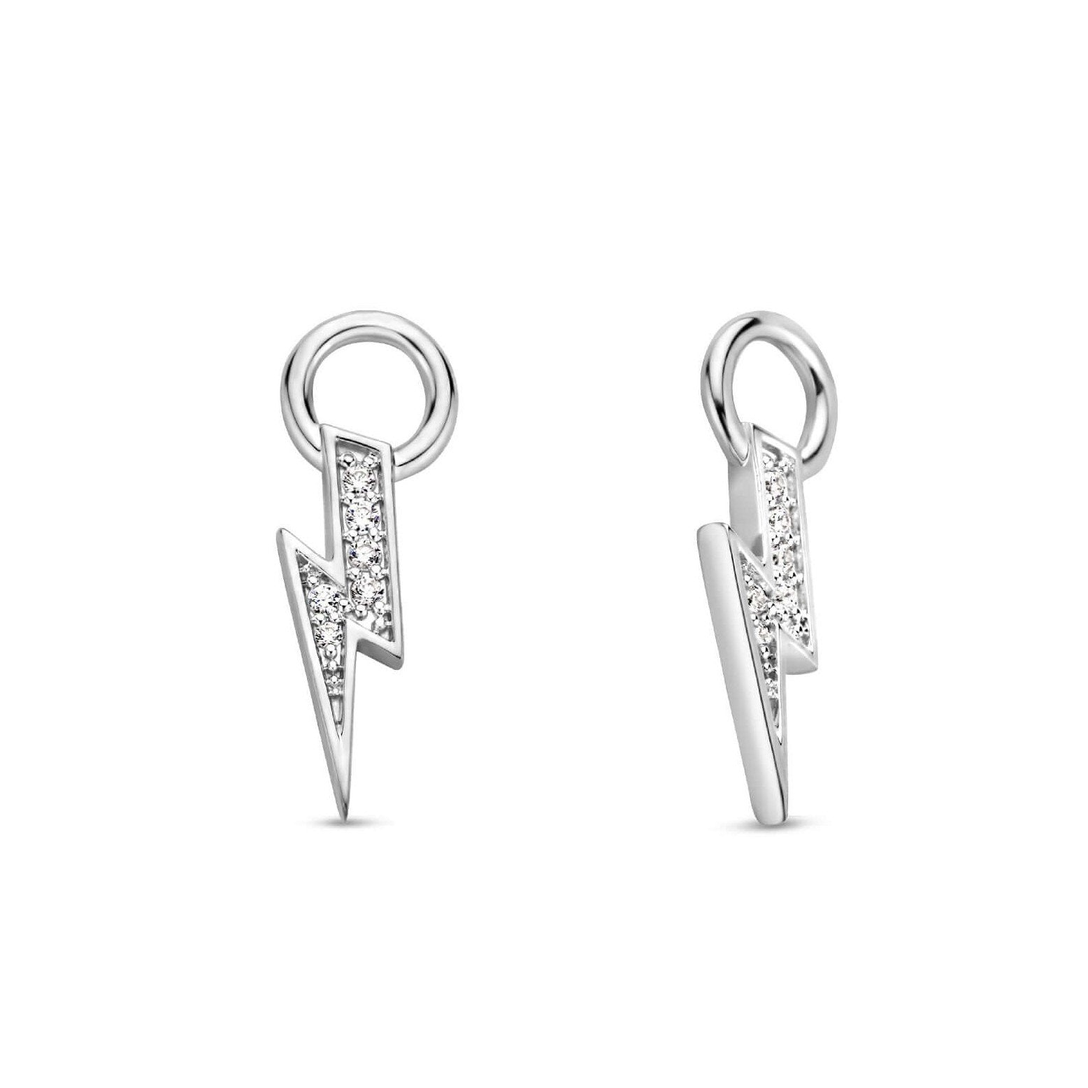 Bolt Shape CZ Ear Charm