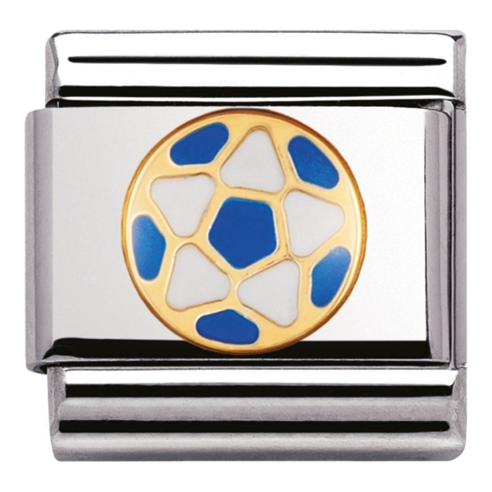 Classic Blue & White Football Link