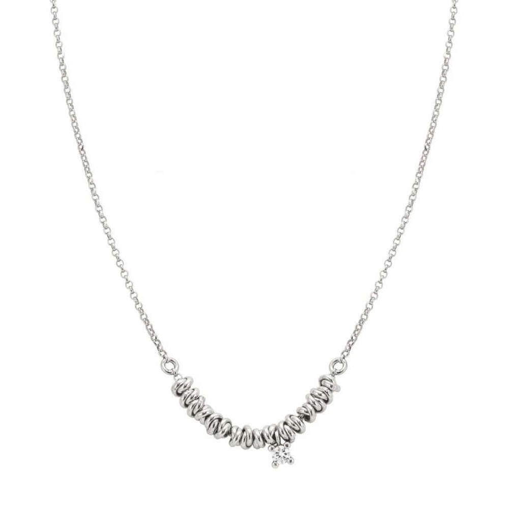Wishes Necklace In 925 Silver & CZ