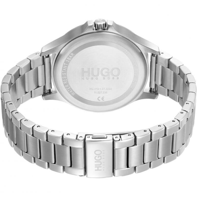 LEAP Black Multifunctional Dial & Steel Bracelet Strap Gents Watch