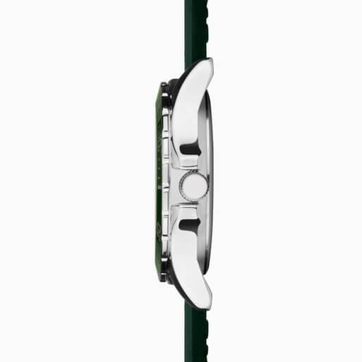 Balearic Green Dial With Alloy Case & Green Rubber Strap Men's Watch