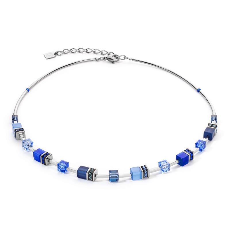 GeoCUBE Iconic Lite Necklace Blue