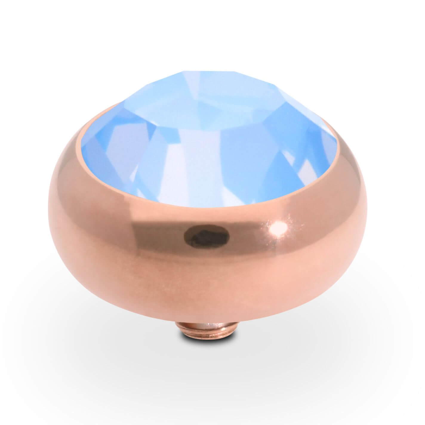 SESTO (RG/P) 10mm Light Sapphire Opal Ring Top