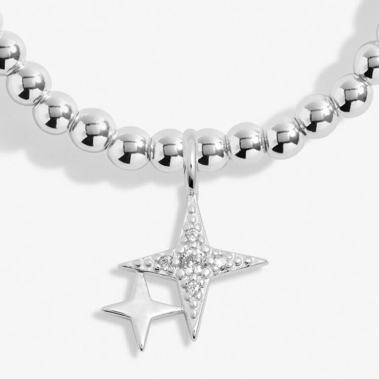 Christmas A Little 'Season To Sparkle' Silver Plated Bracelet