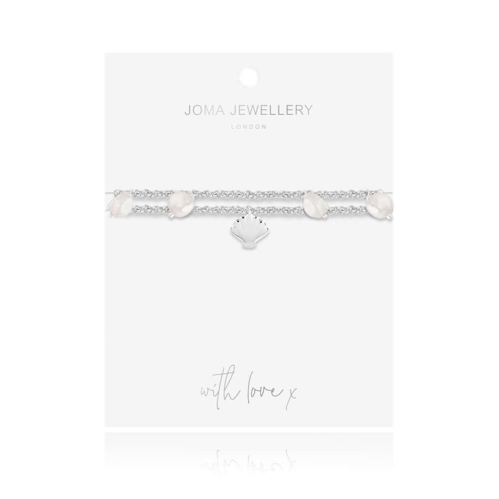 Serena | Silver | Shell Pearl | Bracelet | 18cm + 3cm Extender