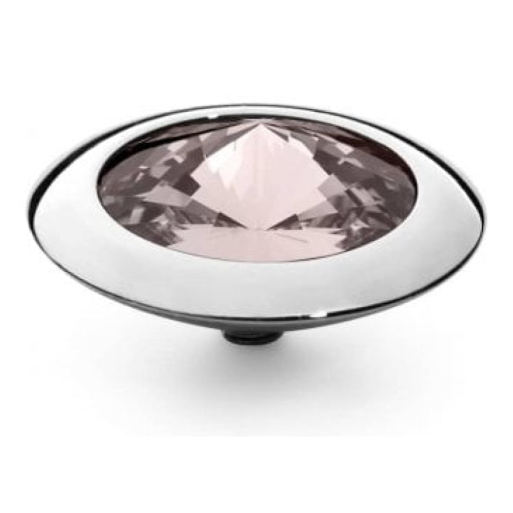 Famosa Silver 16mm Tondo Ring Top Light Amethyst