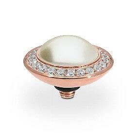 TONDO Deluxe (RG/P) 13mm Cream Pearl Ring Top