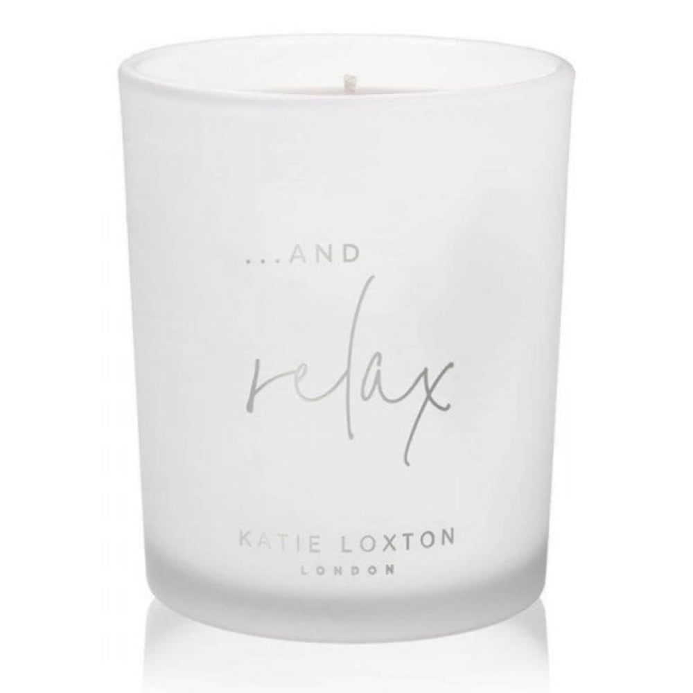 Sentiment Candle | ��������� And Relax | White Orchid And Soft Cotton | 160g