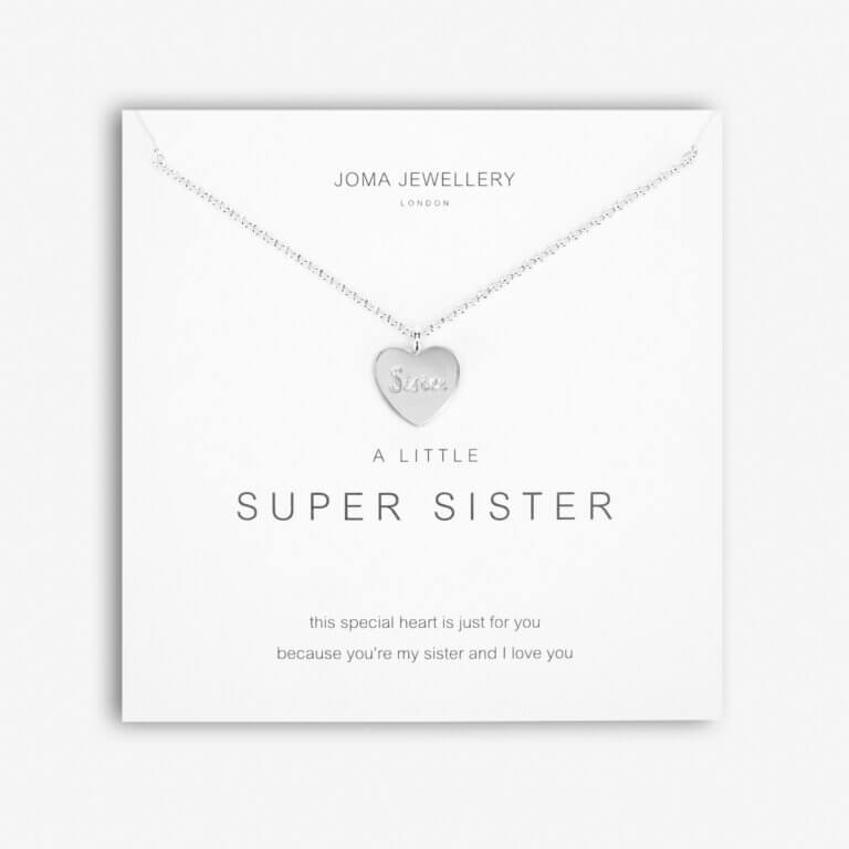 A Little | Super Sister | Silver | Necklace | 46cm + 5cm Extender