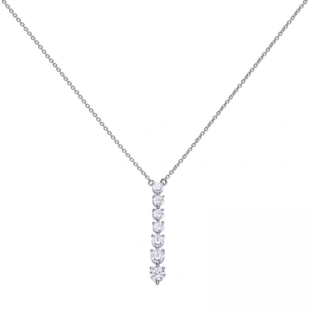 Multi-stone Drop Necklace