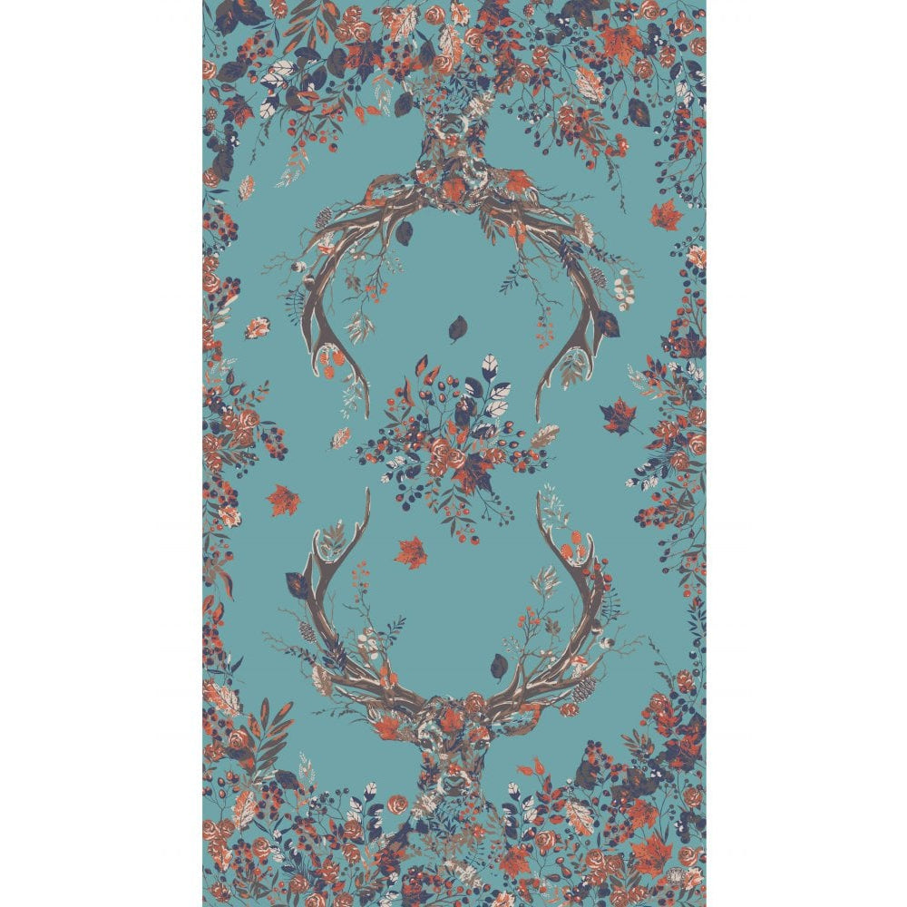 Print Scarf - Autumn Stag - Ice