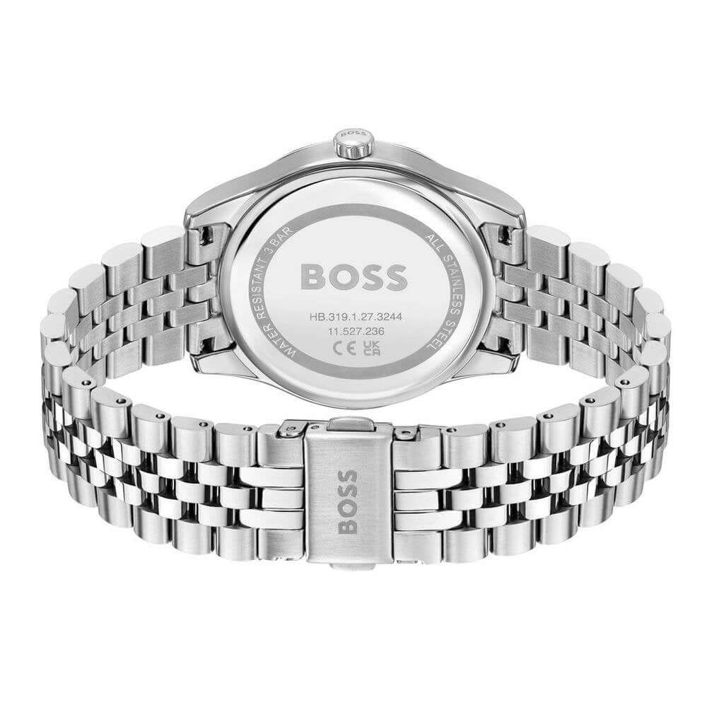 Graceful Light Blue Dial With Stainless Steel Bracelet Womens Watch