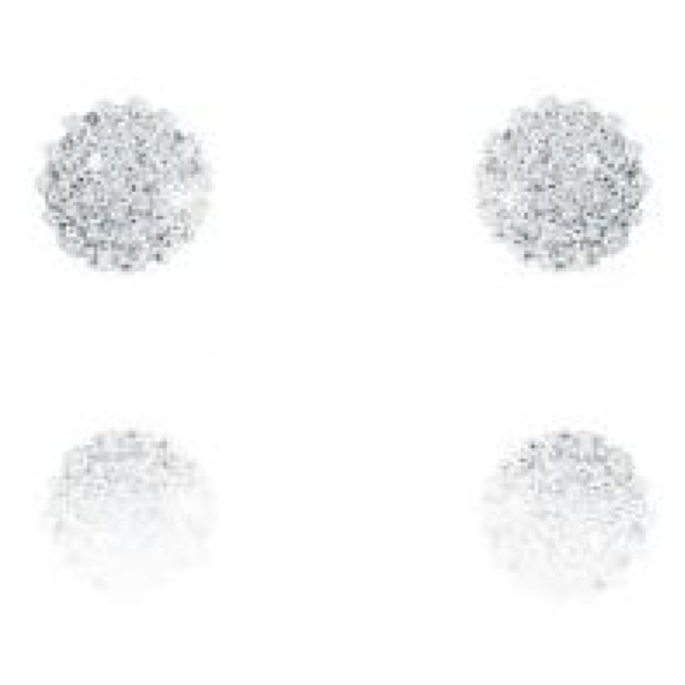 Pave Ball Stud Earrings