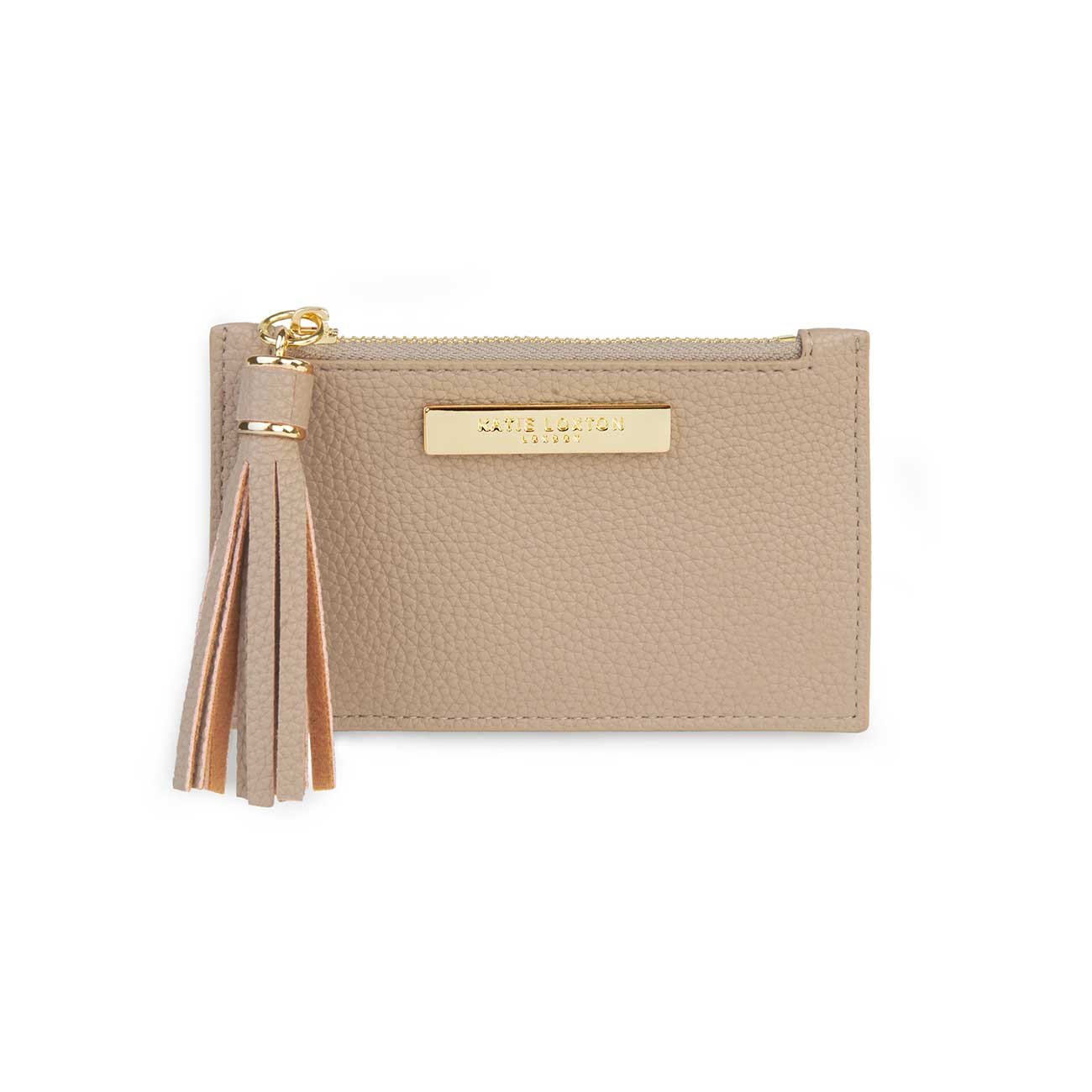 Tassel Card Holder | Taupe