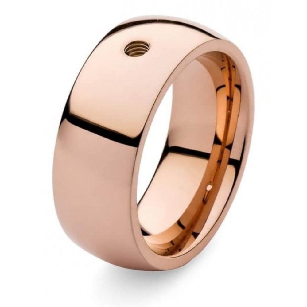 Famosa Rose Gold Broad Ring