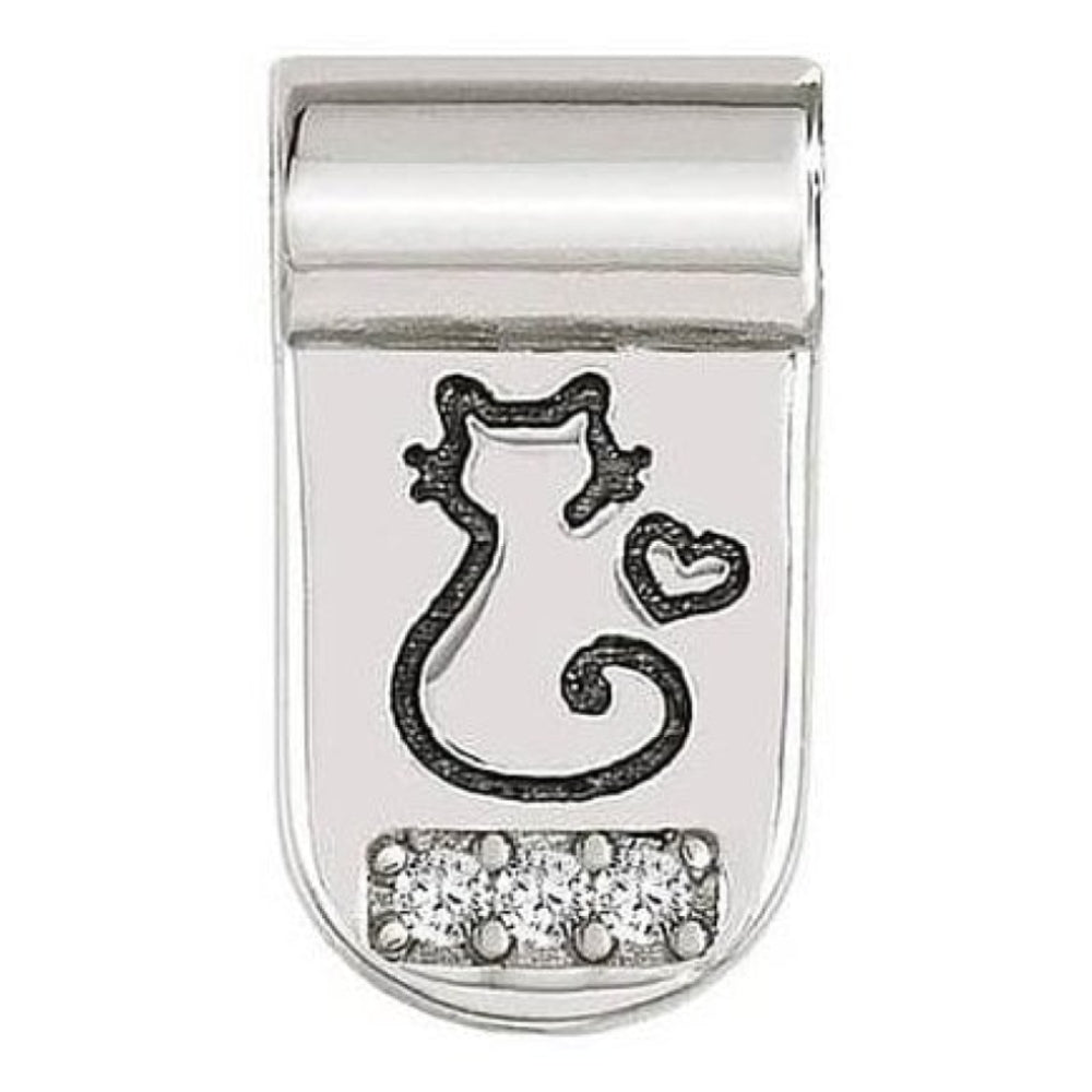 SeiMia Symbols In 925 Silver & Zircons Cat