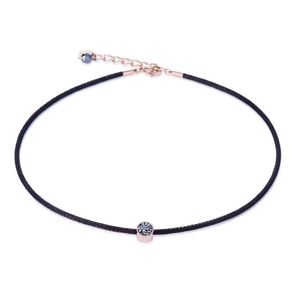 Anthracite Rose Gold Necklace