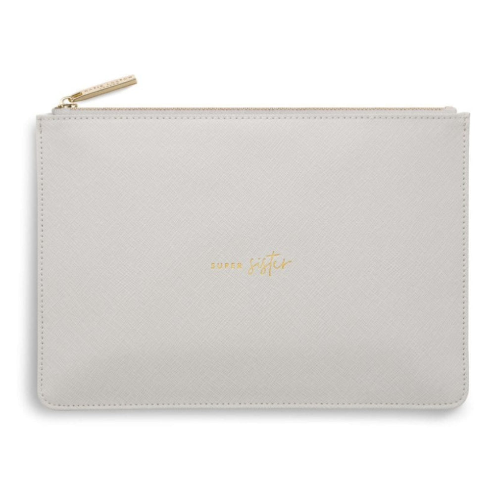 PERFECT POUCH - SUPER SISTER - Pale Grey - 16x24cm