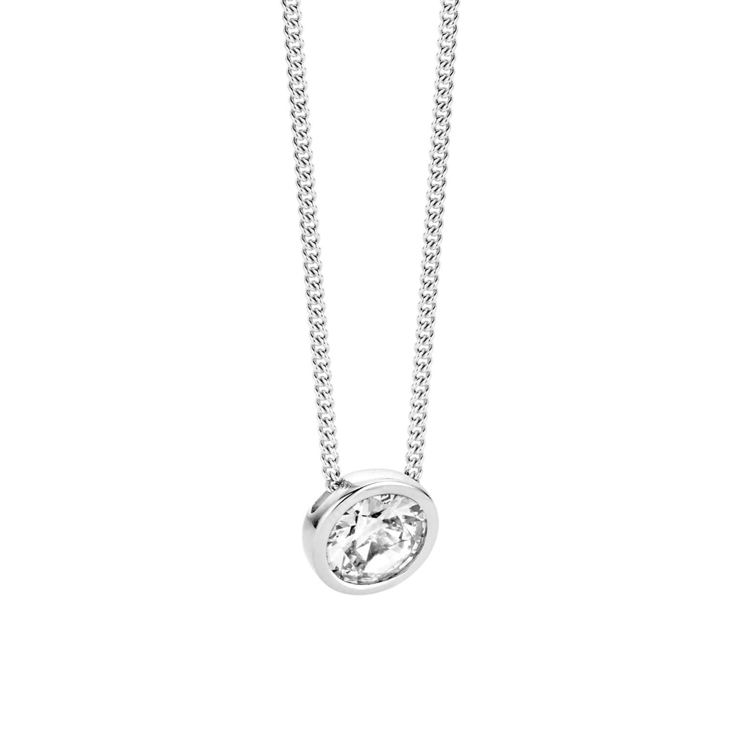 CZ Set Pendant Necklace