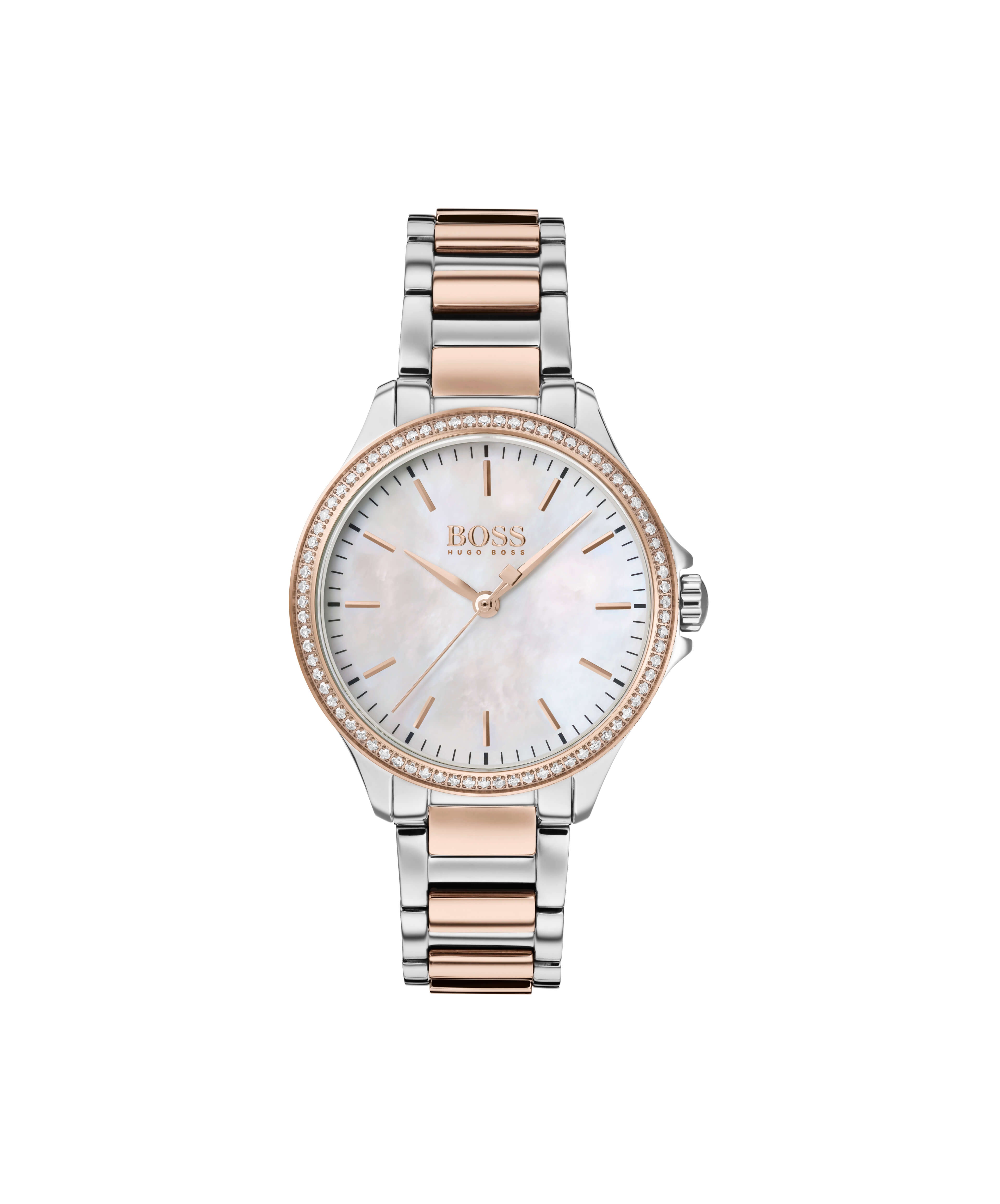 Diamonds For Her Two Tone Ladies Watch