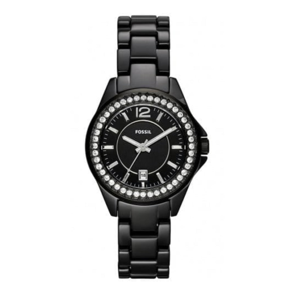 Ladies Riley Mini Black Ceramic Watch