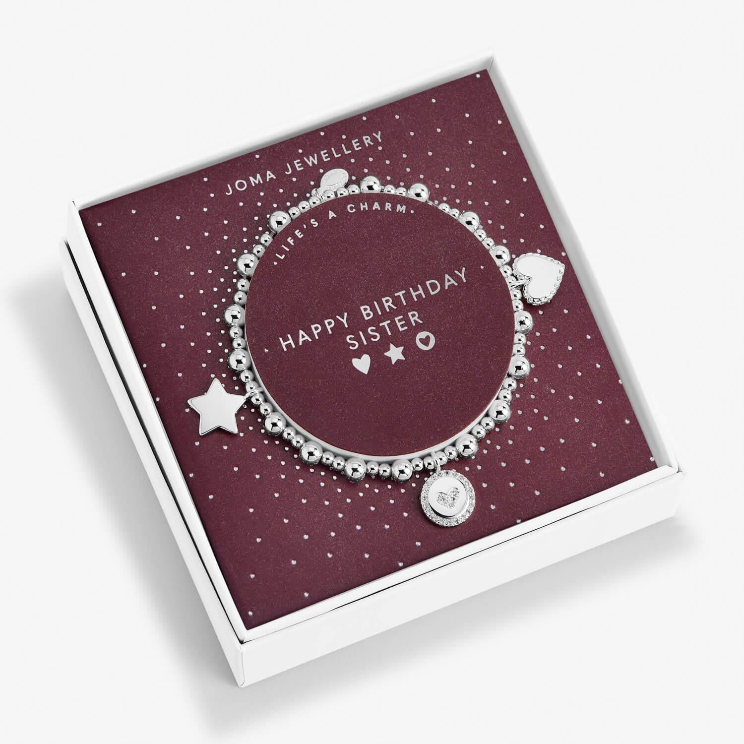 Life's A Charm 'Happy Birthday Sister' Bracelet