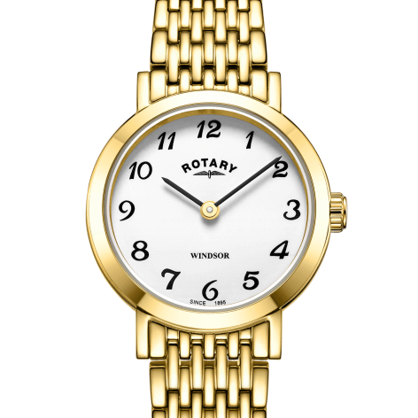 Ladies Bracelet Gold Plate Watch