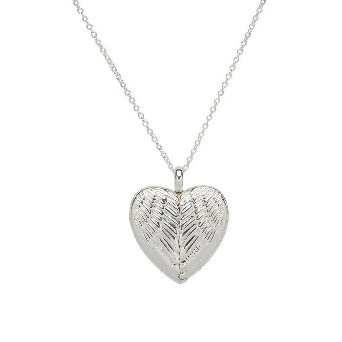 Sterling Silver Winged Heart Locket