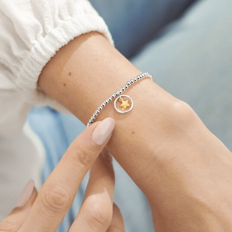 A Little | New Job! | Silver | Bracelet | 17.5cm Stretch
