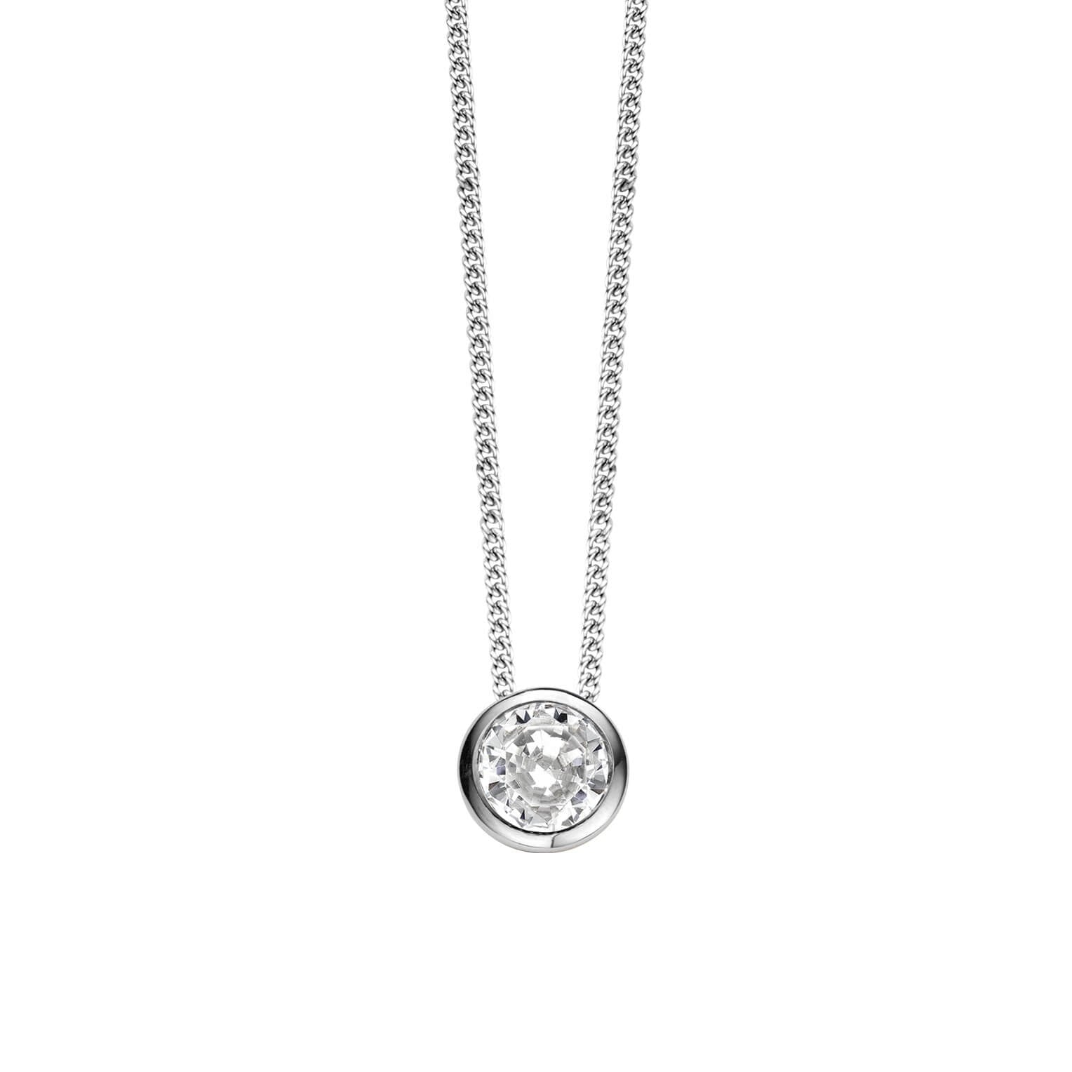 CZ Set Pendant Necklace