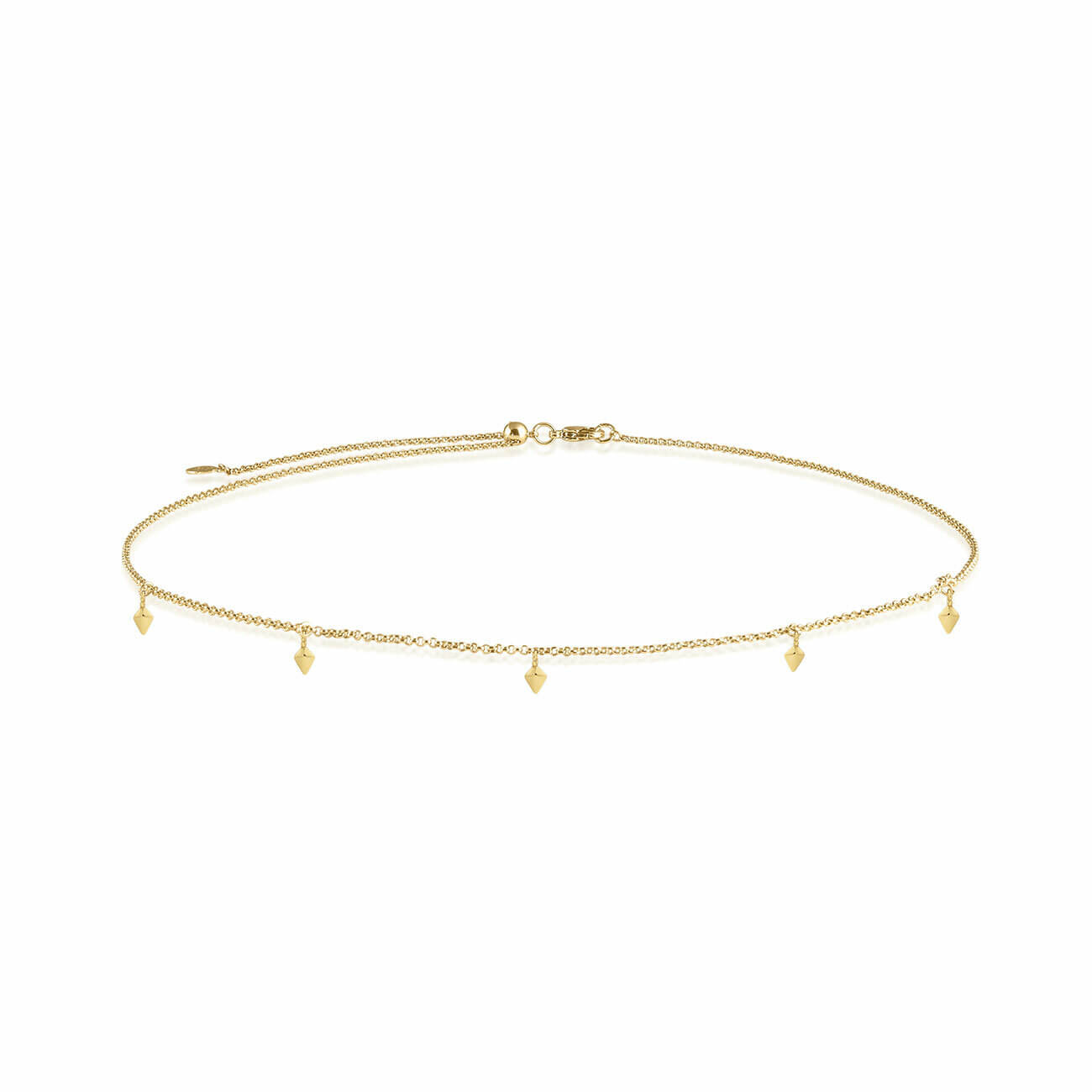 Celine Chokers | Layering Choker | Gold | Charm Choker | 40cm Adjustable