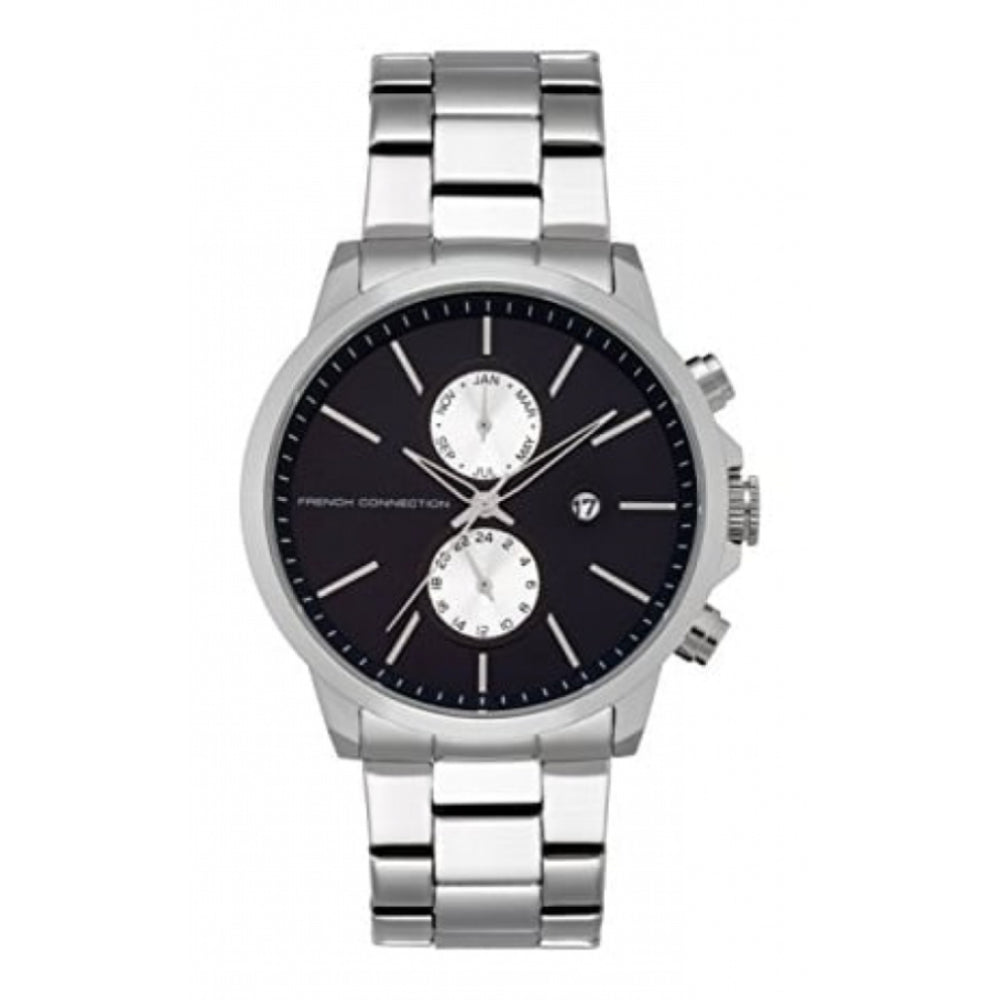 Men's Stainless Steel Bracelet Wristwatch With Date Functions