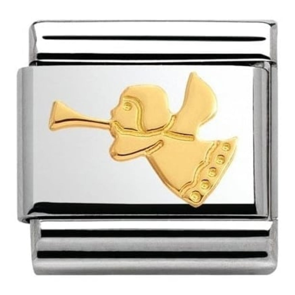 Classic Gold Angel with Trumpet