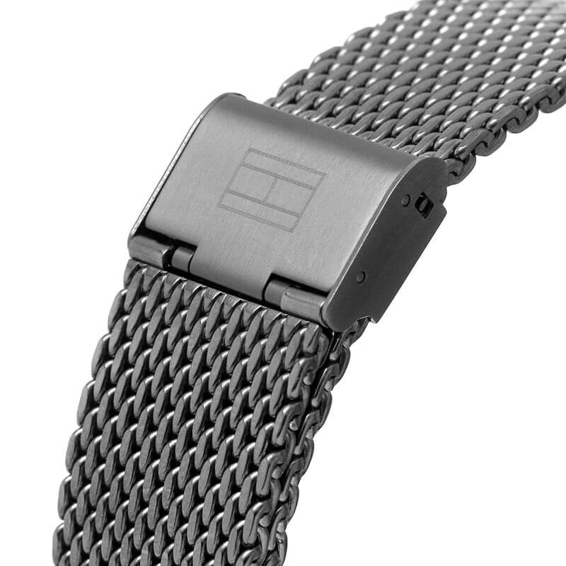 Miles Grey Chronograph Dial Mesh Strap Watch