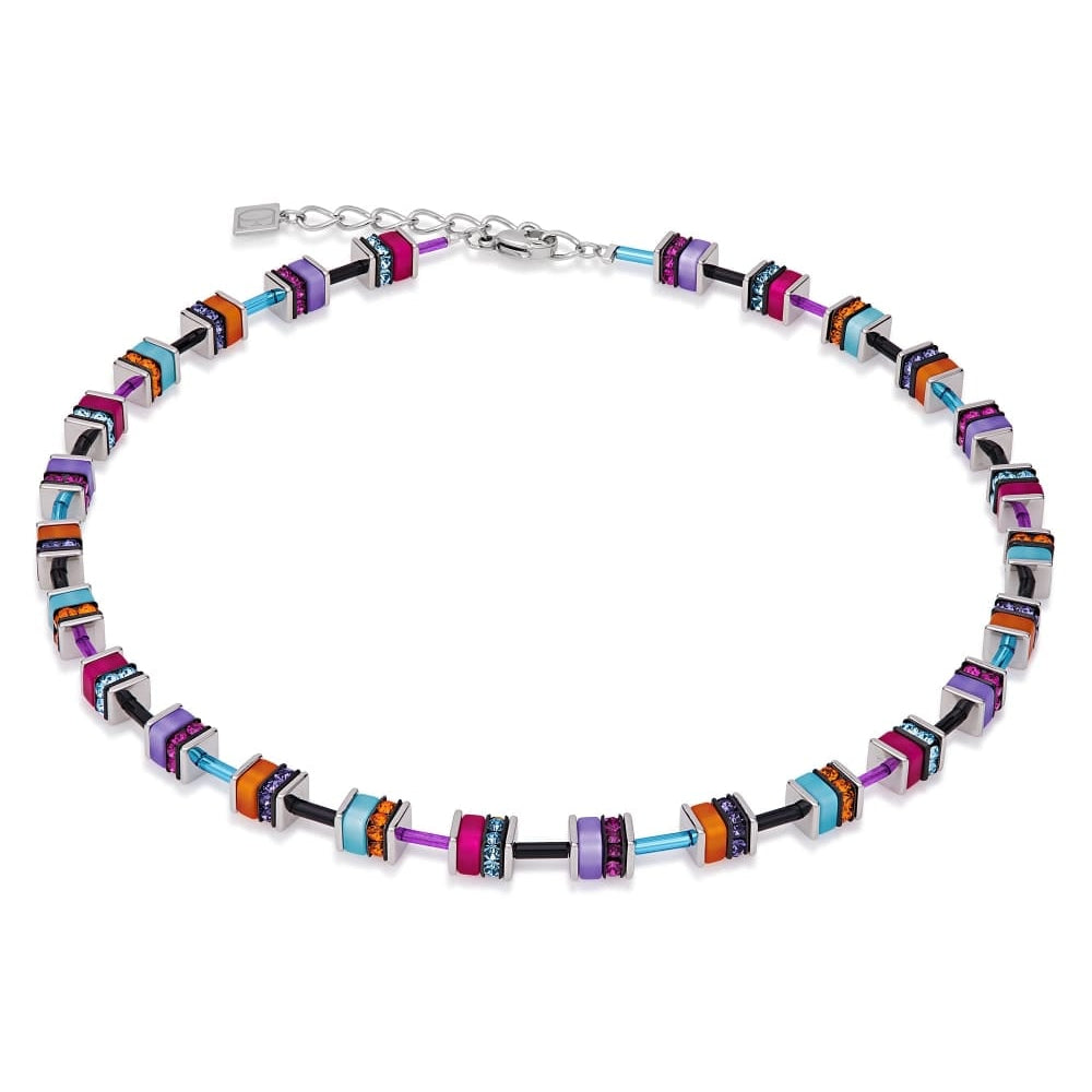 Ladies' Multicolour Necklace Featuring Swarovski Crystals