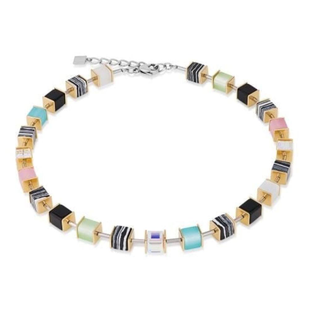 Ladies' Pastel Multicolour Necklace With Swarovski Elements