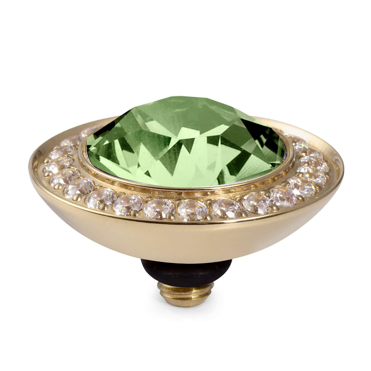 Tondo Deluxe (G/P) 13mm Peridot Top