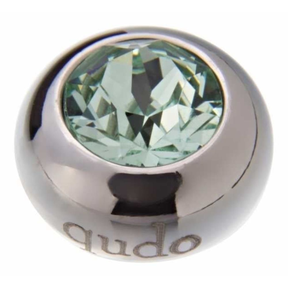 Famosa Silver 10mm Swarovski Tondo Ring Top