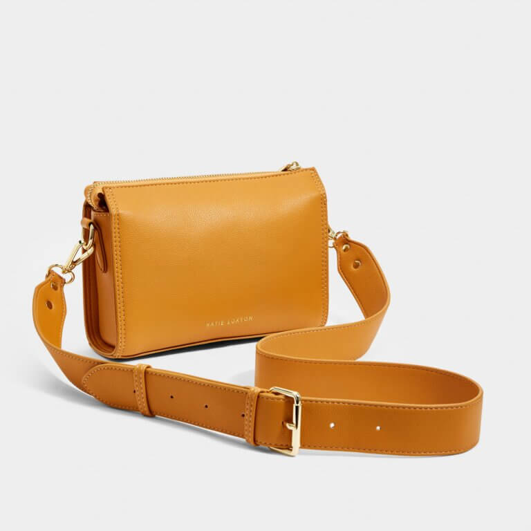 Zana Crossbody Bag | Dark Amber | 15cm X 21cm X 6cm