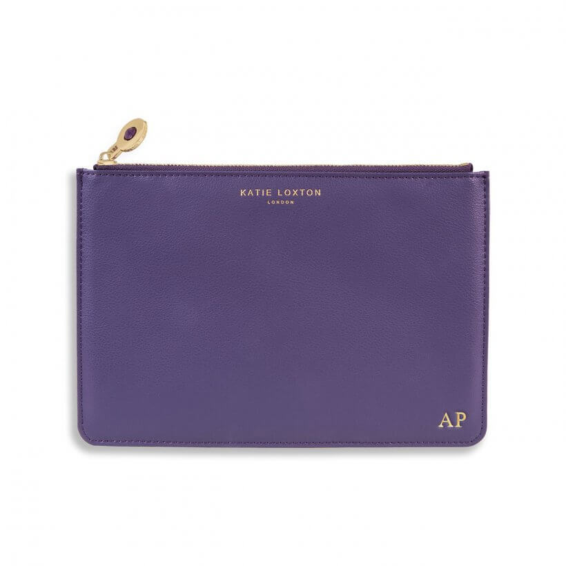 Birthstone Perfect Pouch | February | Amethyst | Purple