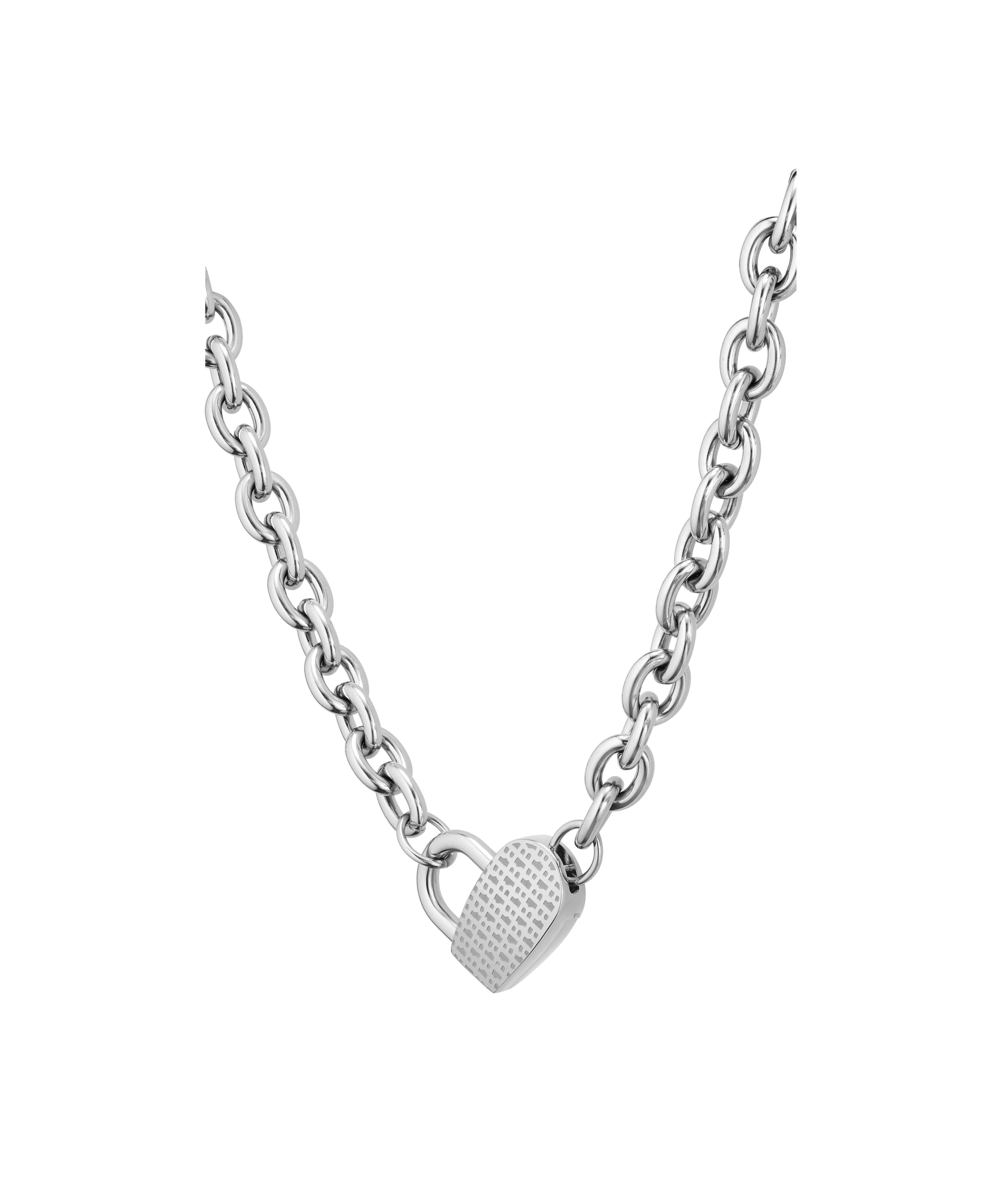 Dinya Stainless Steel Heart Pendant Necklace