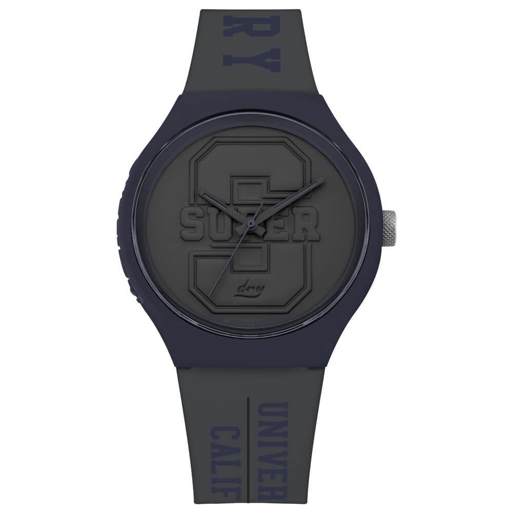 Urban XL Varsity Matt Grey Dial With Blue Print On Grey Strap Gents Watch