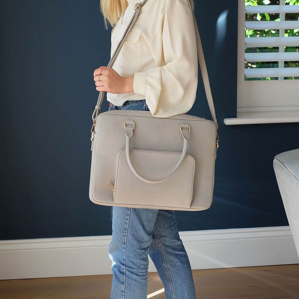 Taupe Laptop Bag