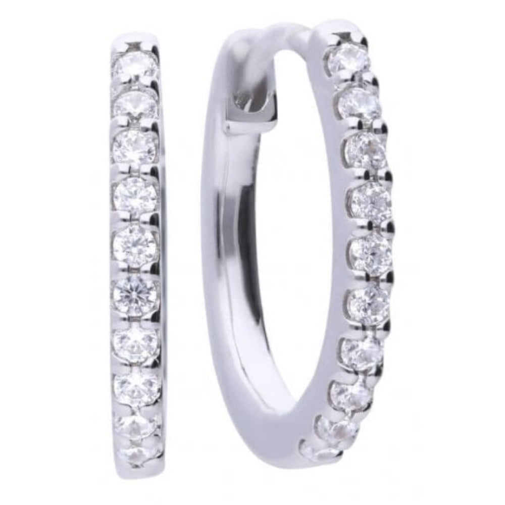 Eternity Creole Hoop Earrings