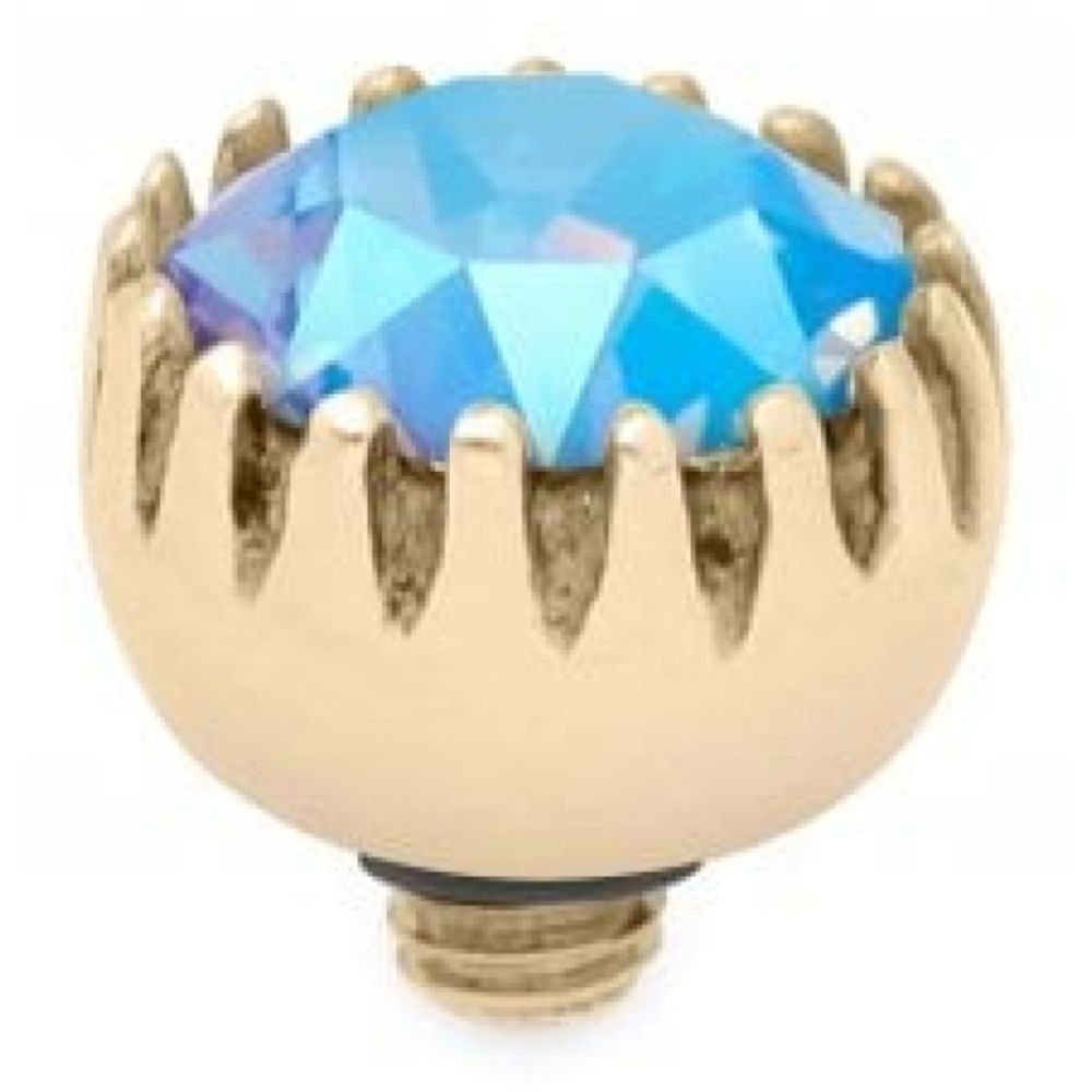 Light Sapphire Shimmer Crystal Interchangeable Top London (G/P)