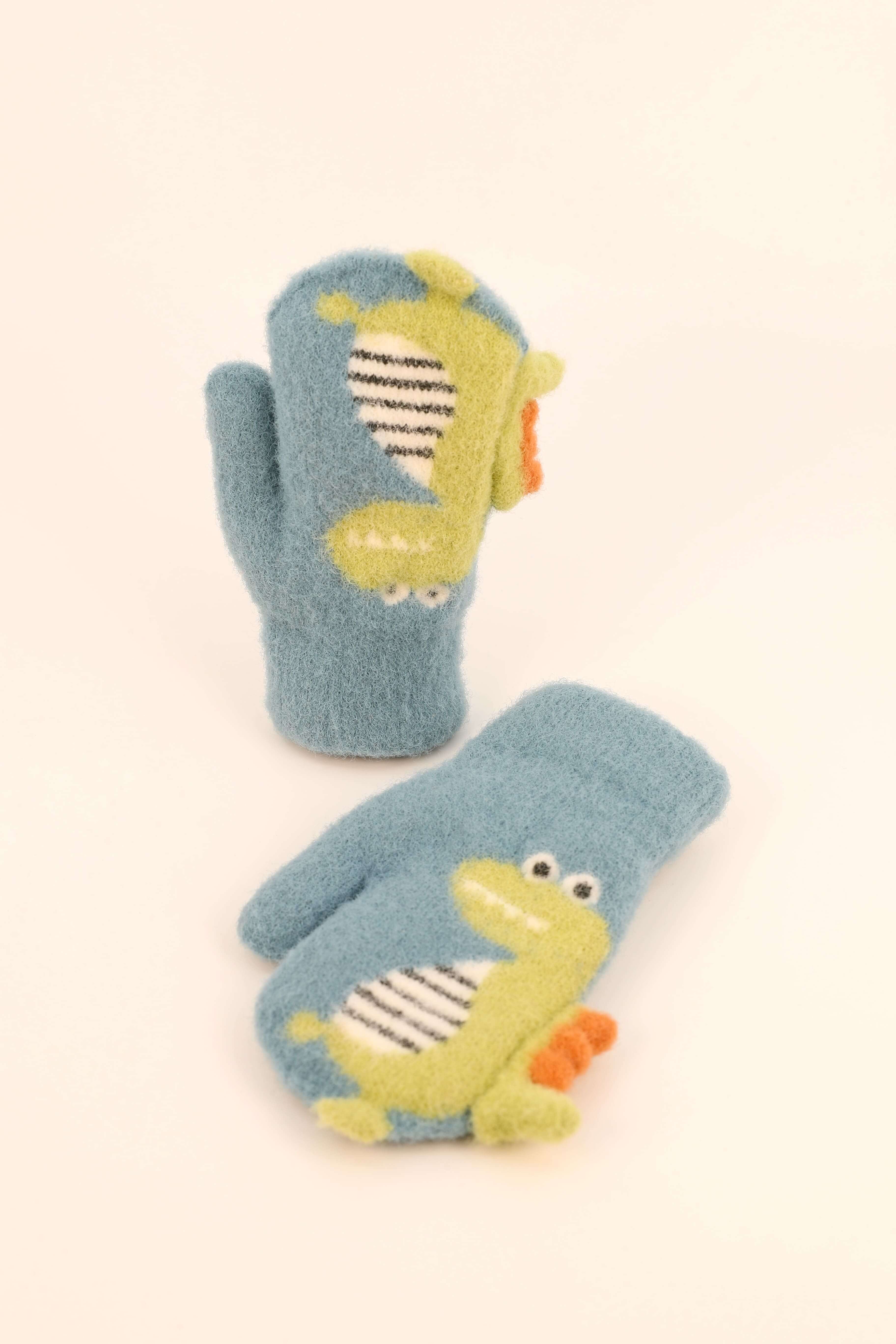 Powder Pal Mittens - Ice Dino