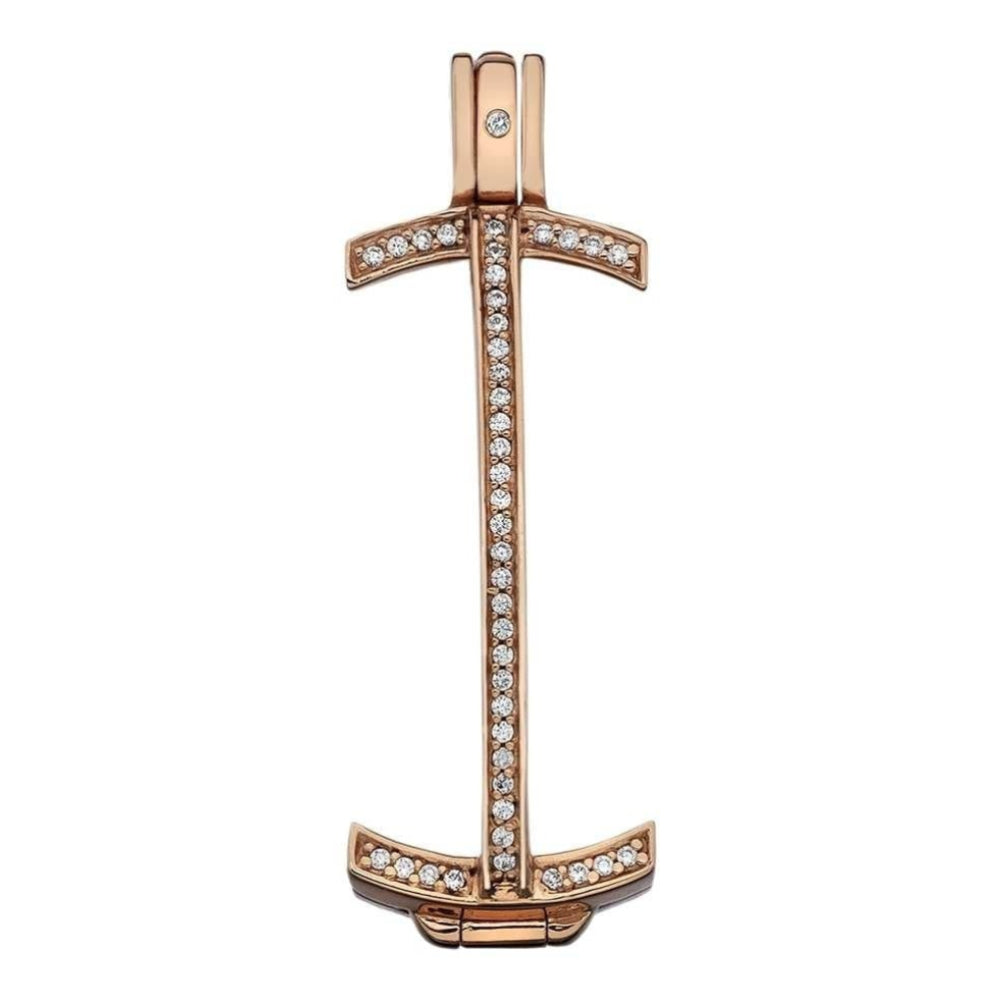Carezza Rose Gold Plated Keeper - 33mm
